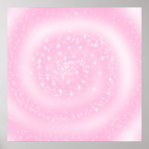 Póster Espiral estrellada