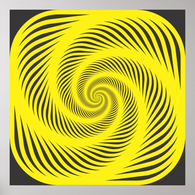 Póster Espiral hipnótica (Frente)