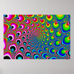Póster Espiral inversa