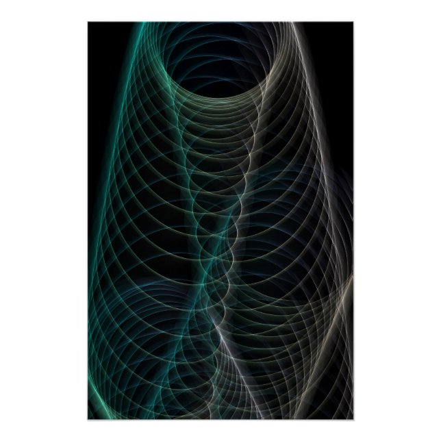 Póster Espirales infinitas (Anverso)