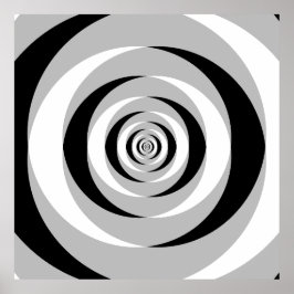 Póster Espirales logarítmicas convergentes Var 1