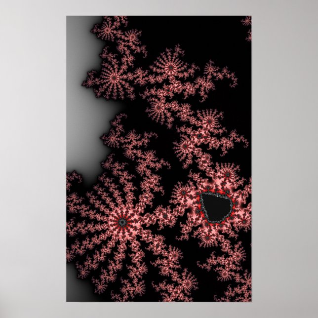 Póster Espirales rosadas (Frente)