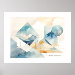 Póster Espíritu abstracto