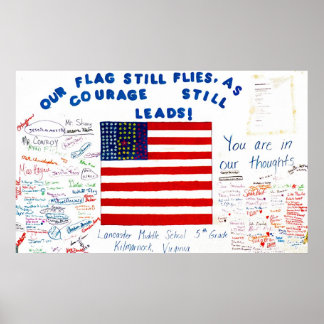 Póster Espíritu americano