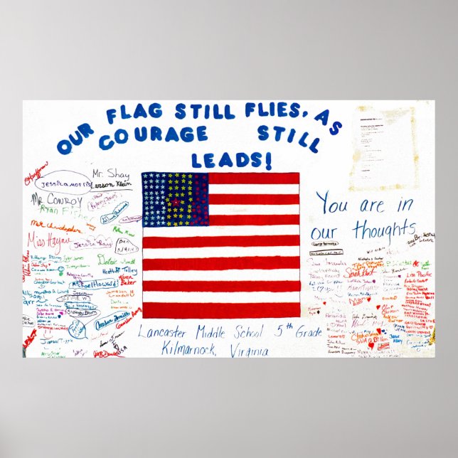 Póster Espíritu americano (Frente)