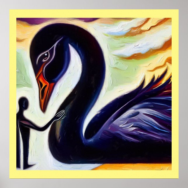 Póster Espíritu Animal Black Swan 3 (Frente)