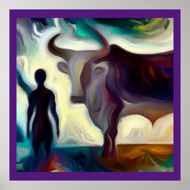 Póster Espíritu Animal Ox 3 (Frente)