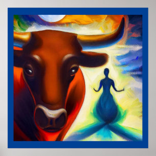 Póster Espíritu Animal Ox 4