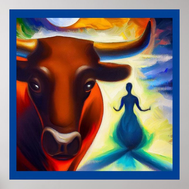 Póster Espíritu Animal Ox 4