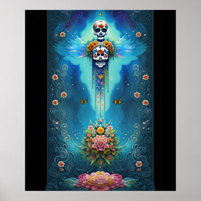 Póster Espíritu artístico-festivo sobre la nieve de los m (Frente)