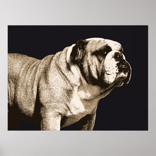 Póster Espíritu bulldog (Frente)