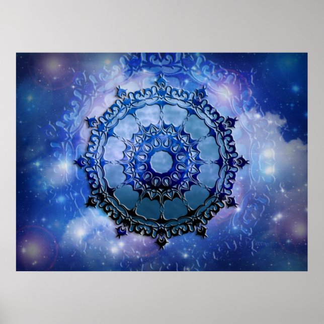 Póster Espíritu celta Mandala (Frente)