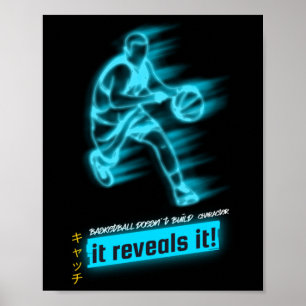 Póster Espíritu de baloncesto