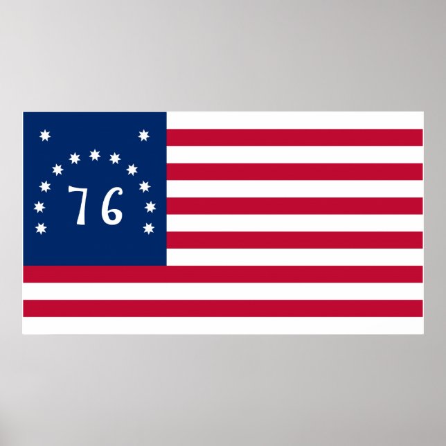 Póster Espíritu de bandera bennington de los Estados Unid (Frente)