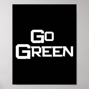 Póster Espíritu de equipo verde Gear Color Guerra Media g