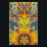 Póster Espíritu de fuego - Ken Gage Surreal Art<br><div class="desc">Espíritu de fuego. 2023,  Ken Gage. Arte digital: surrealismo pop abstracto.</div>