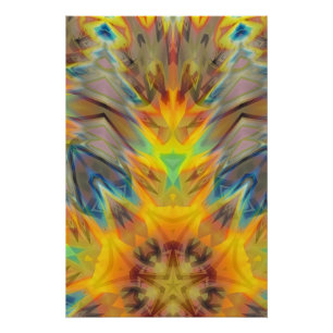 Póster Espíritu de fuego - Ken Gage Surreal Art