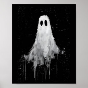Póster Espíritu de horror fantasma asustado miedo Gótico 