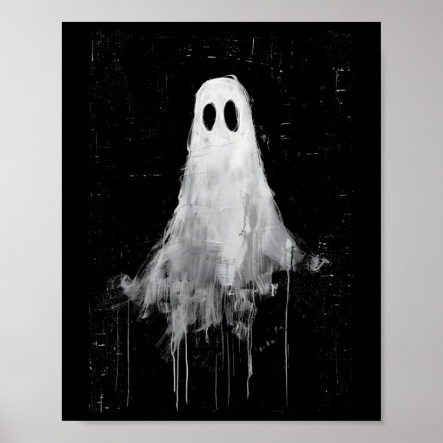 Póster Espíritu de horror fantasma asustado miedo Gótico  (Frente)