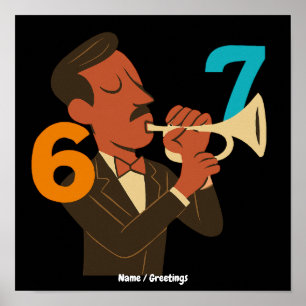 Póster Espíritu de Jazz Retro 67 – Festival de Moderno de