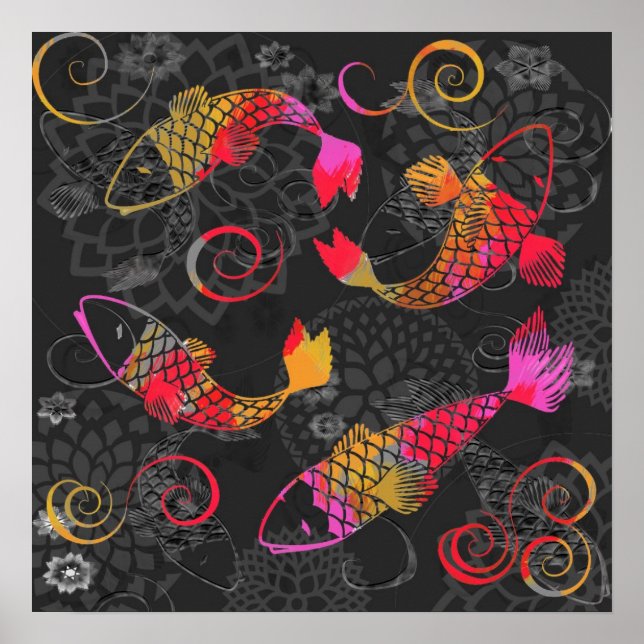 Póster Espíritu de Koi (Frente)