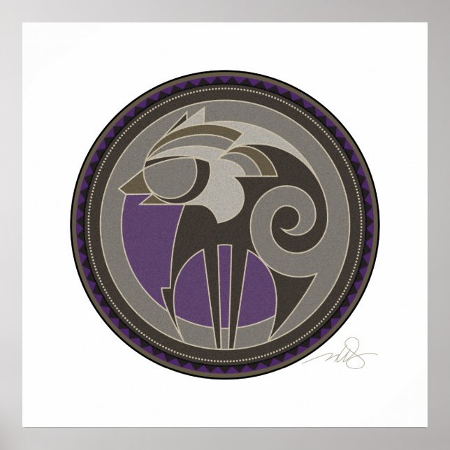 Póster Espíritu De Lobo (Frente)