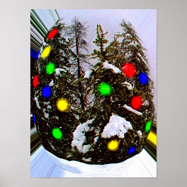 Póster espíritu de Navidad capturado (Frente)