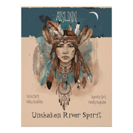 Póster Espíritu de Río Inquebrantable – Arte de Niña Insp