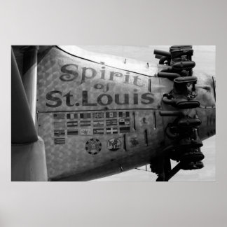 Póster Espíritu de San Luis B&W
