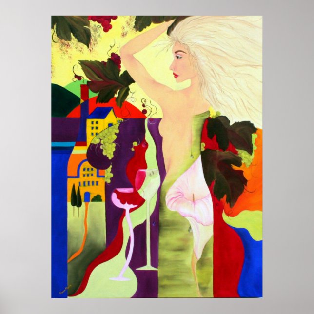 Póster Espíritu de vino (Frente)