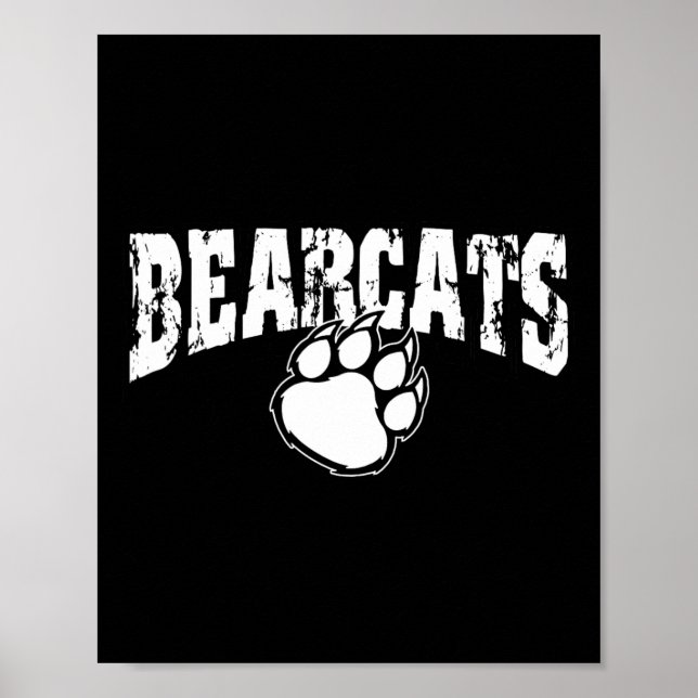 Póster Espíritu de vuelta a la escuela de Bearcats (Frente)