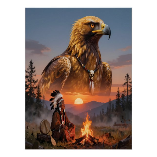 Póster Espíritu del Águila (Anverso)