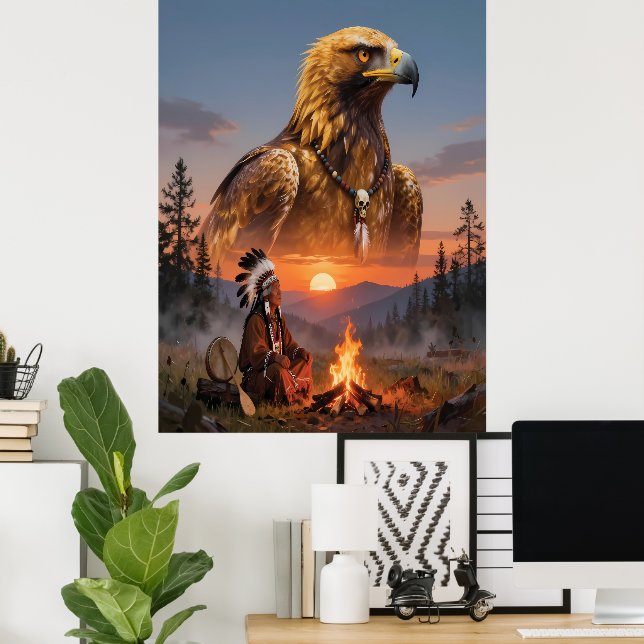 Póster Espíritu del Águila (Oficina en casa)