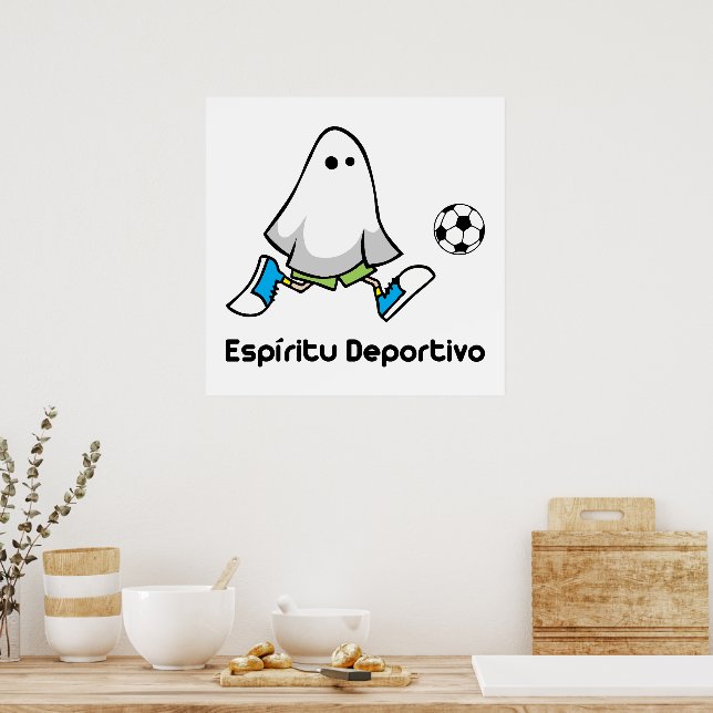 Póster Espiritu Deportivo (Cocina)