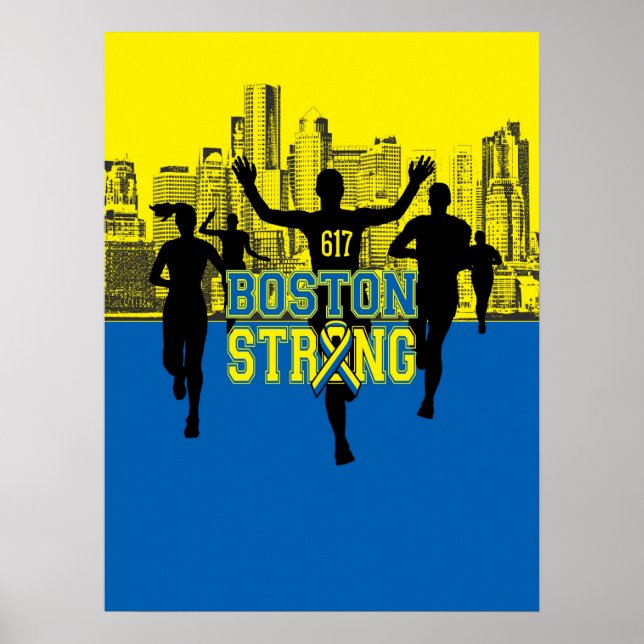 Póster Espíritu fuerte de Boston (Frente)