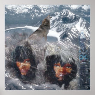 Póster Espíritu nativo en Alaska