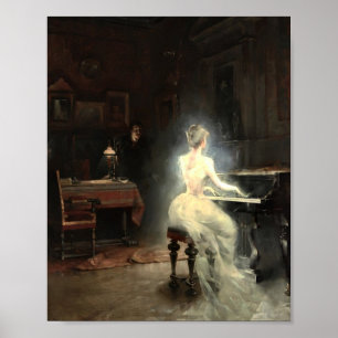 Póster Espíritu por George Roux 1885