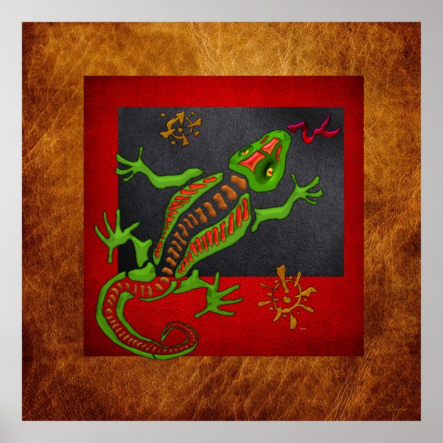 Póster Espíritu Reptiliano (Frente)