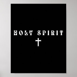 Póster Espíritu Santo Sutil Cristiano Mínimo Religioso Fa