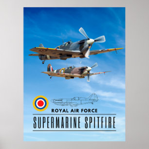 PÓSTER ESPÍRITU SUPERMARINO - PLAZA DE AIRE REAL