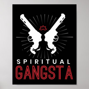 Póster Espiritualidad New Age Espiritualidad Yoga Gángste