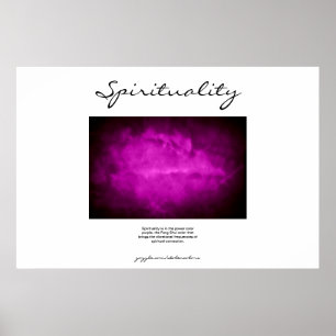 Póster Espiritualidad - Púrpura