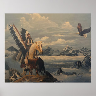 Póster Espíritus amables, original de Gary Poling