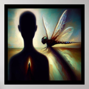 Póster Espíritus Animal Dragonfly 1