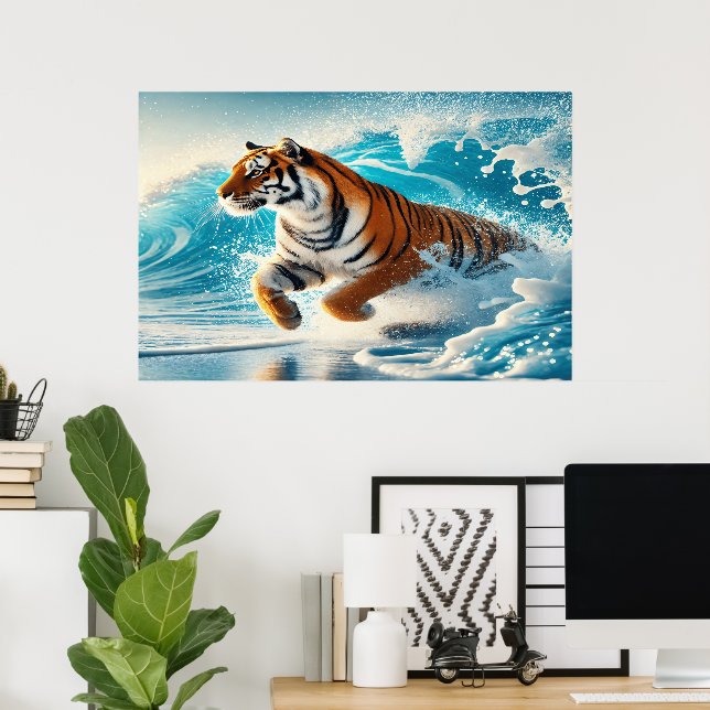 Póster Esplash de Bengala: Poder oceánico (Oficina en casa)