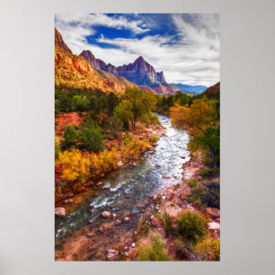 Póster Esplendor del otoño de Zion