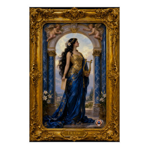 Póster Esplendor Neoclásico Musa Erato Calliopeia