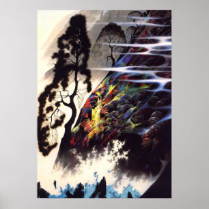 Póster Esplendor Radiante - 1990; Estados Unidos Eyvind