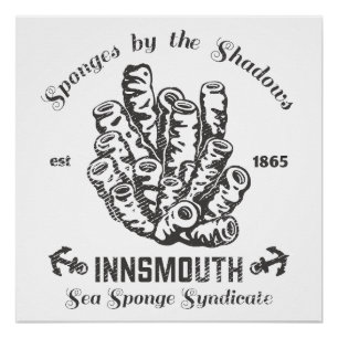 Póster Esponjas de Shadows Innsmouth