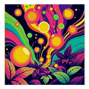 Póster Esporas liberadoras de follaje 5